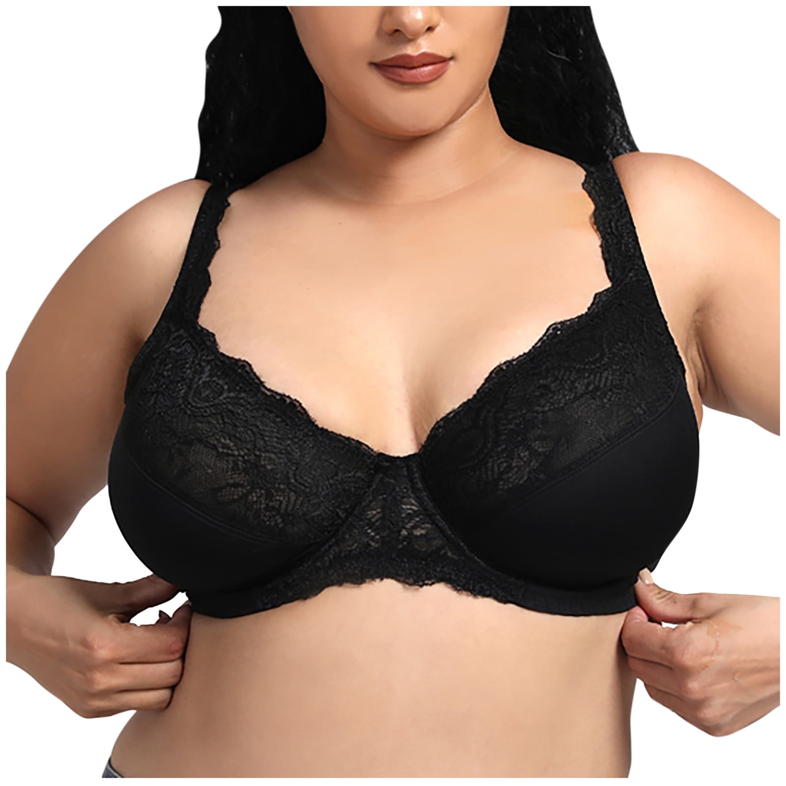 HAPIMO Everyday Bras for Women Seamless Push Up Lace