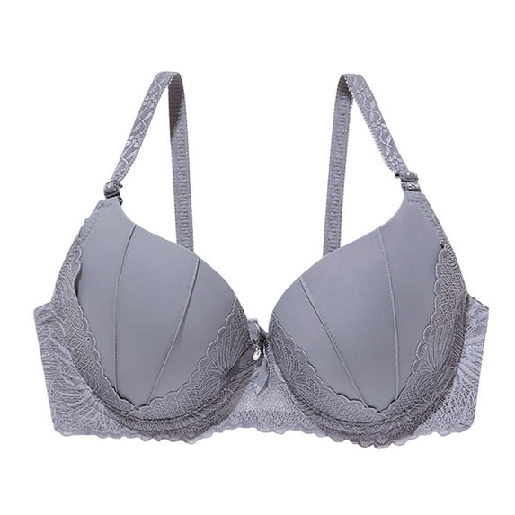 HAPIMO Everyday Bras for Women Solid Lace Plus Size Camisole Bralette Ultra Light Lingerie Comfort Daily Brassiere Stretch Underwear Gathered Wire Free Discount