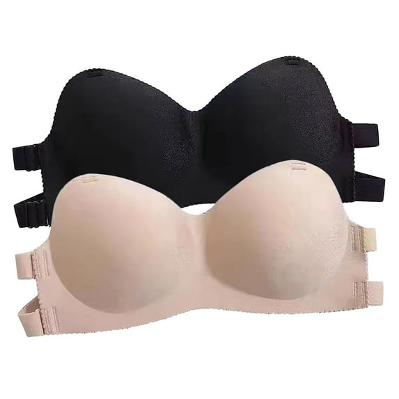 HAPIMO Everyday Bras for Women Seamless Wrap Chest Camisole Stretch Underwear Comfort Brassiere Traceless Breathable Ice Silk Strapless Lingerie s