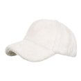 thumbnail image 1 of HAPIMO Fluffy Furry Winter Hats for Women Solid Baseball Cap Casual Comfy Fleece Warm Hat for Outdoor Travel Hiking White Free Size, 1 of 4
