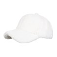 thumbnail image 1 of HAPIMO Fluffy Furry Winter Hats for Women Solid Baseball Cap Casual Comfy Fleece Warm Hat for Outdoor Travel Hiking White Free Size, 1 of 4
