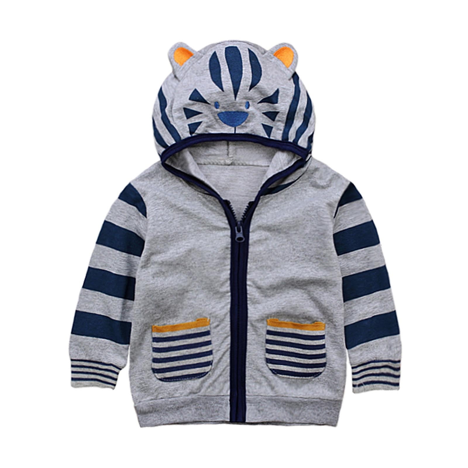 HAPIMO Hoodie Cute Jackat Coat Costume for Kids Clearance Zoo Graphic