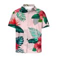 thumbnail image 1 of HAPIMO Loose Hawaiian Beach Shirts for Men Clearance Fashion Tees Floral Graphic Teens Tops Short Sleeve Turndown Collar Lapel Button Activewear Casual Relaxed Summer Black M, 1 of 5