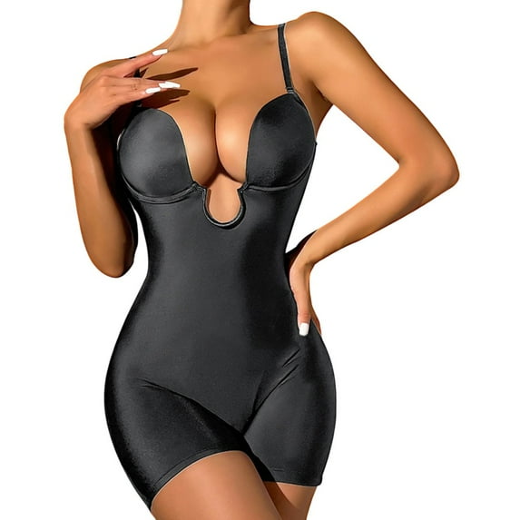 TYGHBN Women's Shapewear Bodysuit Waist Trainer Corset Seamless for Daily Wear and Miss Belt Waist Trainer for Women Long Torso plus Size Compression Body Women Smooth Sweat Trainer for Women Women