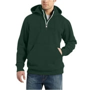 HAPIMO Men's Hoodie Sweatshirt Oversized Pullovers Pocket Comfy Crew Neck Tees Holiday Fashion Solid Color Long Sleeve Tops Casual Relaxed Zipper Army Green M