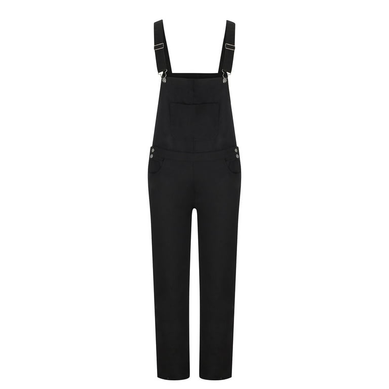 Fashion Black Solid Sleeveless Jumpsuit Fashion Black Solid Sleeveless Jumpsuit
