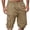 Khaki Pants for Men, variant on HAPIMO Men's Summer Classic Cargo Shorts Button Pocket Holiday Solid Color Mid Waist Zipper Trendy Trousers Casual Relaxed Stretch Sports Athletic Dungarees Blue L