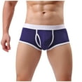 thumbnail image 1 of HAPIMO Men's Underwear with Pouch Boxer Briefs Boxers Jock Strap Bulge Enhancement Sports Male Cotton Ball Pouch for Men, 1 of 7