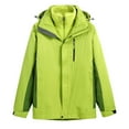 thumbnail image 1 of HAPIMO Men's Windbreaker Jacket Thin Zipper Hooded Windproof Waterproof Cold Jacket Fall Winter Rushing Jacket with Pocket Green, 1 of 8