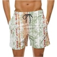 thumbnail image 1 of HAPIMO Mens Trends Pocket Swim Trunks Seaside Vacation 3D Print Trousers Summer Swimwear Board Shorts Quick Dry Elastic Drawstring Bathing Suits Holiday Beach Pants, 1 of 4