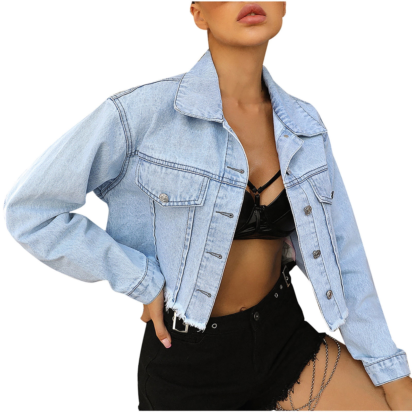 Crop jacket shop for girls