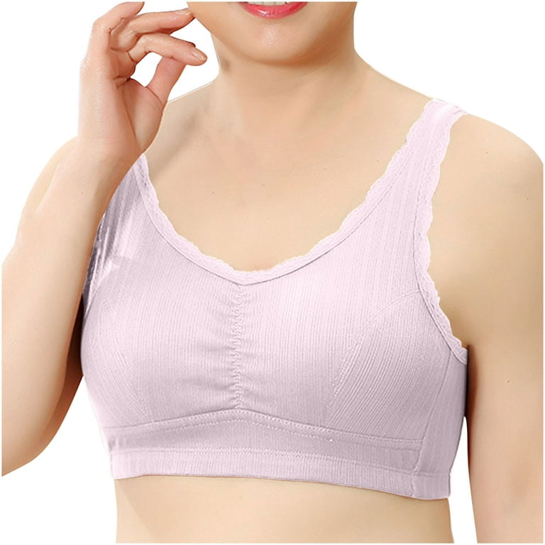 HAPIMO Rollbacks Sports Bras for Women Workout Activewear Bra Stretch  Elastic No Steel Rings Yoga Athletic Vest Running Padded Bralette Cozy Pink  XXXL 