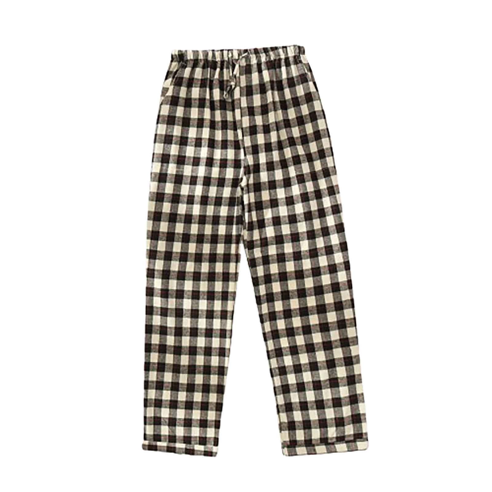 HAPIMO Sales Men's Flannel Pajama Pant Buffalo Plaid Pajama with ...