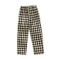 thumbnail image 1 of HAPIMO Sales Men's Flannel Pajama Pant Buffalo Plaid Pajama with Pockets Wide Leg Lightweight Casual Elastic Waist Home Pant Black XL, 1 of 7