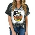 thumbnail image 1 of HAPIMO Sales Shirts for Women Crewneck Tee Shirt Casual Comfy Pullover Tops Halloween Graphic Print Short Sleeve Teen Grils Fashion Clothes Womens Summer Tops Black XL, 1 of 6