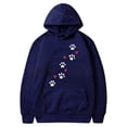 thumbnail image 1 of HAPIMO Sales Sweatshirt for Women Button Pocket Drawstring Pullover Tops Solid Color Long Sleeve Relaxed Womens Hoodie Sweatshirt Teen Girls Clothes Navy L, 1 of 2
