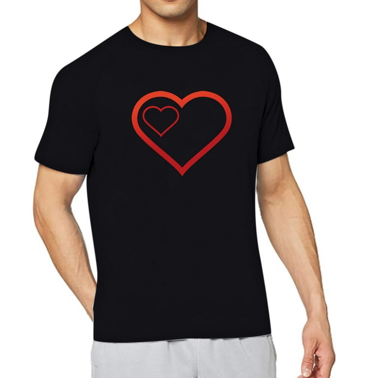 HAPIMO Savings Valentine's Day Shirts for Men Mens Cozy Button