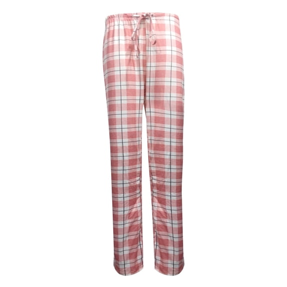 HAPIMO Sales Women's Flannel Pajama Pant Buffalo Plaid Pajama with Pockets Wide Leg Lightweight Casual Elastic Waist Home Yoga Pant Pink L