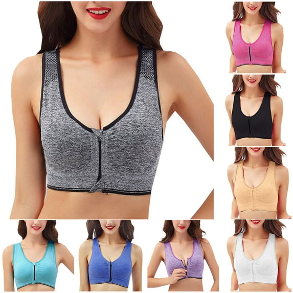 HAPIMO Savings Sports Bras for Women Athletic Vest Cozy Workout Activewear Bra Stretch Elastic Running Padded Bralette Shockproof Gathers No Steel Ring Mint Green S