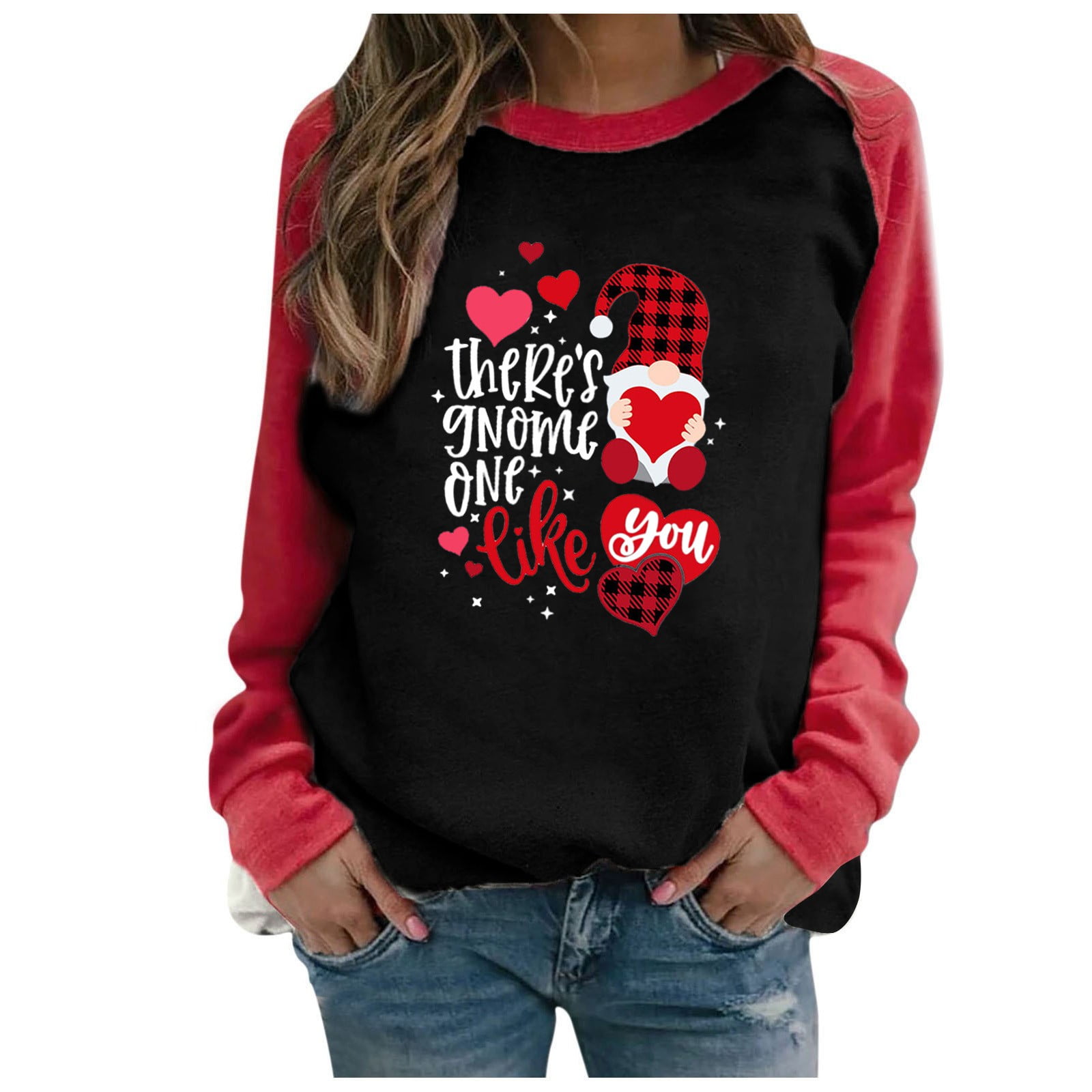 HAPIMO Savings Valentine's Day Shirts for Women Cute Gnom