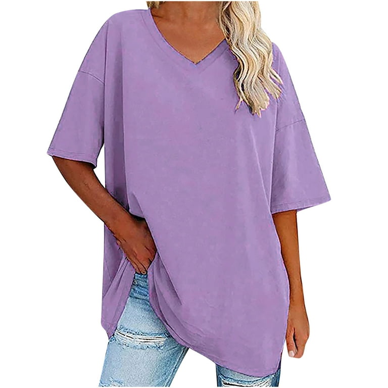 Purple Shirts Teens Women