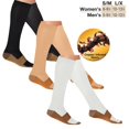 thumbnail image 1 of HAPIMO Solid Color Socks Slipper Running Socks Breathable Compression Knee High Socks Outdoors Sports Calf Crew Socks Xmax Gift for Women Men Soccer Socks Warm Beige, 1 of 9