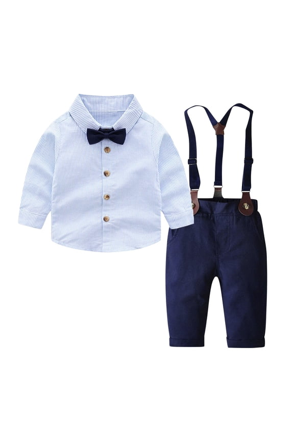 Toddler Baby Boys Denim Outs Short Sleeve Shirts+ Pants Set Kids Casual Summer Clothes Blue 70