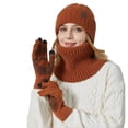 thumbnail image 1 of HAPIMO Touch Screen Gloves Neck Warmer Set Cold Protection Set for Winter Outdoor Activities Coffee M, 1 of 5