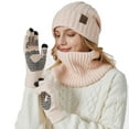 thumbnail image 1 of HAPIMO Touch Screen Gloves Neck Warmer Set Cold Protection Set for Winter Outdoor Activities Pink M, 1 of 4