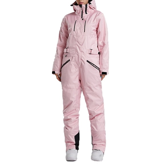 HAPIMO Winter Skisuit for Women Waterproof Windproof Ski Jacket and Outdoor Snowboard Pants Insulated Snowsuit Snowboarding Coat Pink XS