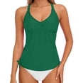 thumbnail image 1 of HAPIMO Women's Bikini Set Modest Coverage Swimming Use Ideal For Summer Water Activities Comfortable For All Day Wear Green L, 1 of 6