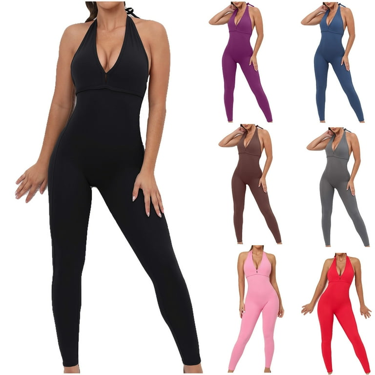 Elegant Solid Backless Halter Sleeveless Two Pieces Elegant Solid Backless Halter Sleeveless Two Pieces
