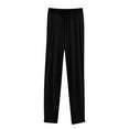 thumbnail image 1 of HAPIMO Women's Jogger Cuff Cropped Pants Summer Discount Sale Solid High Elastic Waist Trousers for Girls Leisure Drawstring Sports Breathable Fashion Black, 1 of 3