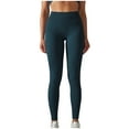 thumbnail image 1 of HAPIMO Yoga Legging Pants for Women Fall High Rise Trousers Running Sports Stretch Trendy Clothes Leopard Blue L, 1 of 6