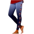 thumbnail image 1 of HAPIMO Yoga Legging Pants for Women High Rise Trousers Running Sports Stretch Trendy Clothes Fall Gradient Color Block Blue, 1 of 5