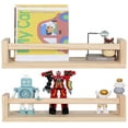 HAPOO Floating Shelves Wall Mounted Shelves, Solid Wood Shelves