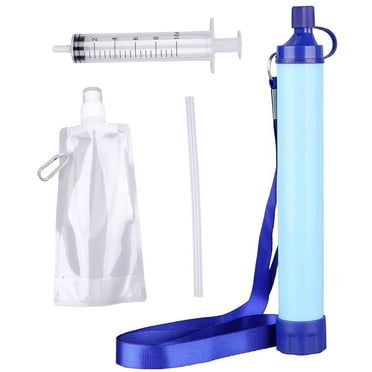1 Pack Personal Camping Water Filter Straw for Hiking, Camping, Travel, and Emergency Preparedness