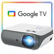 HAPPRUN 4K Google TV Projector with WiFi and Bluetooth,Google Officially Licensed,Dolby Audio