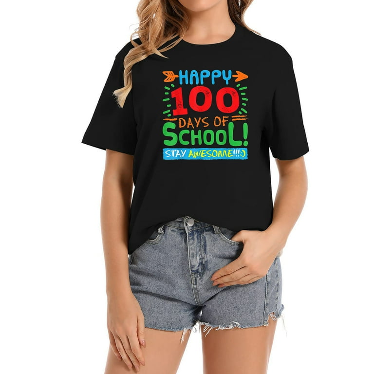 Happy 100th Day Of School Shirt For Teacher Or Child Happy 100th Day Of School Shirt For Teacher Or Child