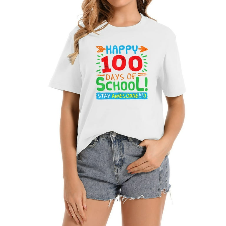 Happy 100th Day Of School Shirt For Teacher Or Child Happy 100th Day Of School Shirt For Teacher Or Child