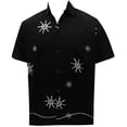 thumbnail image 1 of HAPPY BAY Men's Beach Cruise Holidays Shirts Casual Button Down Shirts For Men Summer Vacation Aloha Tops Hawaiian Shirt S Ebony_AE1, 1 of 4