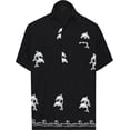 thumbnail image 1 of HAPPY BAY Men's Beach Summer Button Down Short Sleeve Untucked Solid Shirt With Pocket Oxford Casual Shirts for Men XXL Black_W788, 1 of 6