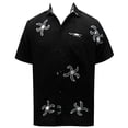 thumbnail image 1 of HAPPY BAY Men's Button-Down Dress Shirts For Men Holiday Aloha Party Shirt Short Sleeve Summer Tops Hawaiian Vacation Shirt 3XL Star_AE89, 1 of 3