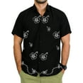 thumbnail image 1 of HAPPY BAY Men's Button Down Hawaiian Shirt Stylish Beach Short Sleeves Aloha Party Casual Tops Summer Funky Holidays Shirts 4XL Hibiscus_AE91, 1 of 3