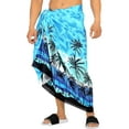 thumbnail image 1 of HAPPY BAY Men's Christmas Swim Trunk Swimsuits Sarong Pareo Wrap One Size Dodger, Beach Summer Vacation Party, 1 of 4