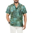 thumbnail image 1 of HAPPY BAY Men's Hawaiian Shirts Short Sleeve Button Down Shirt Men's Summer Shirts Casual Beach Holiday Hawaii Island Shirts for Men Funny 3XL Multi, Floral, 1 of 5