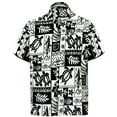 thumbnail image 1 of HAPPY BAY Men's Hawaiian Shirts Short Sleeve Button Down Shirt Mens Casual Shirts Vacation Tropical Beach Summer Party Shirts for Men Funny XS Aloha Turtle, Black, 1 of 6