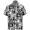 thumbnail image 1 of HAPPY BAY Men's Hawaiian Shirts Short Sleeve Button Down Shirt Mens Holiday Shirts Summer Beach Casual Tropical Shirts for Men Funny XL Aloha Turtle, Black, 1 of 6