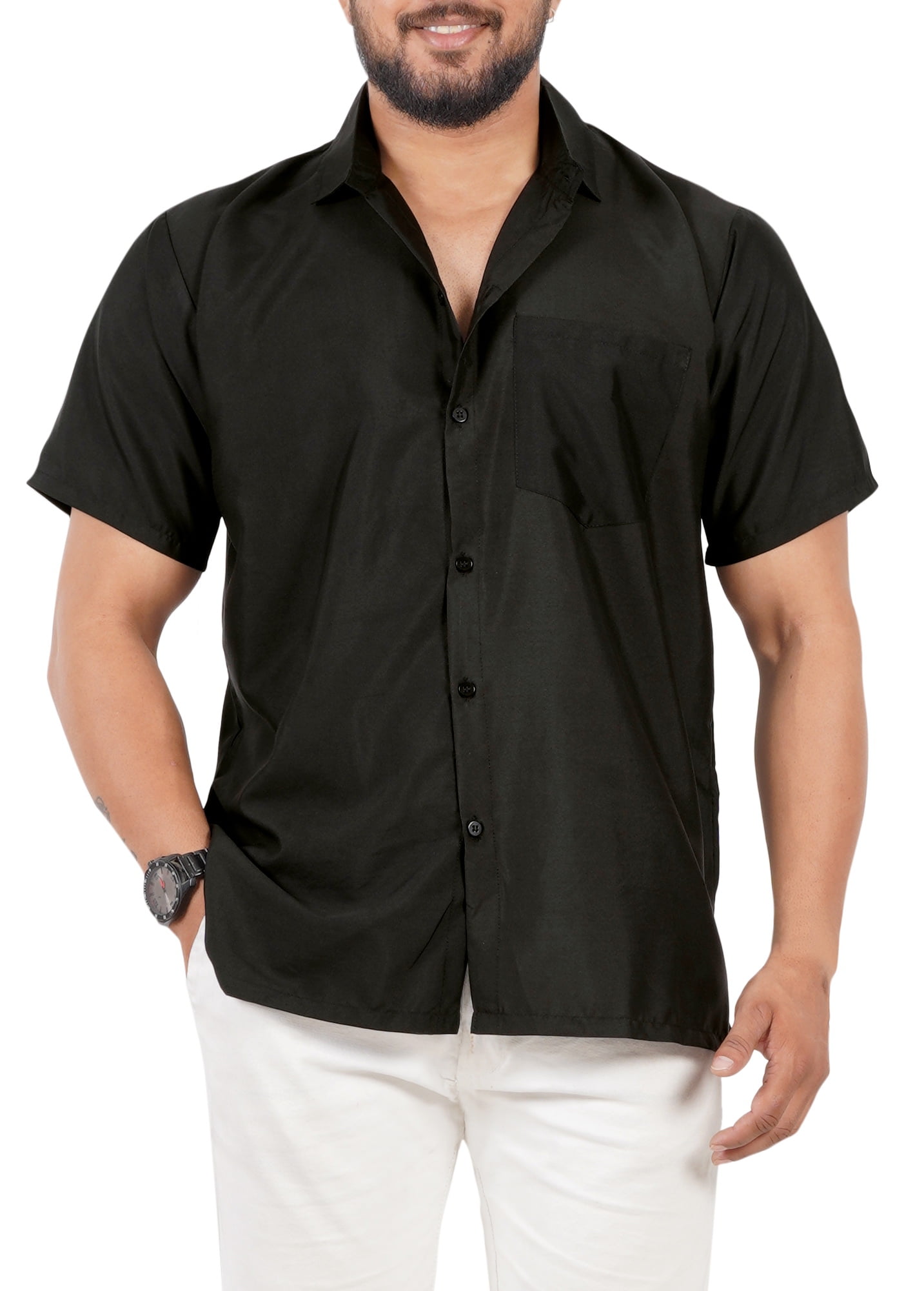 caribbean dress shirt Patpat Family Matching Outfits Mommy and Me Hawaiian Shirt for Men Short-sleeve Caribbean Mens Dress Shirts for Couple Father's Day GiftsM-XXL, Men's,
