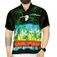 thumbnail image 1 of HAPPY BAY Men's Hawaiian Shirts Short Sleeve Button Down Shirt Mens Vacation Shirts Summer Beach Casual Tropical Shirts for Men Funny 4XL Hula Palm Tree, Black, 1 of 6